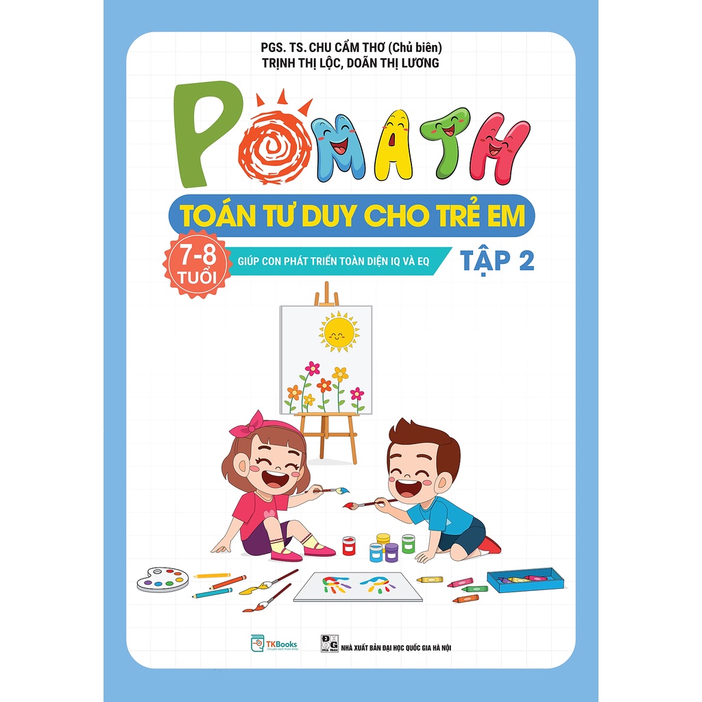 Sách - Combo Pomath Toán tư duy cho trẻ em  (MC)