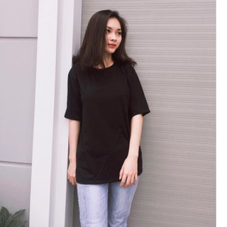 Áo Trơn Tay Lỡ Nam Nữ Nhiều Màu[Ảnh Thật]