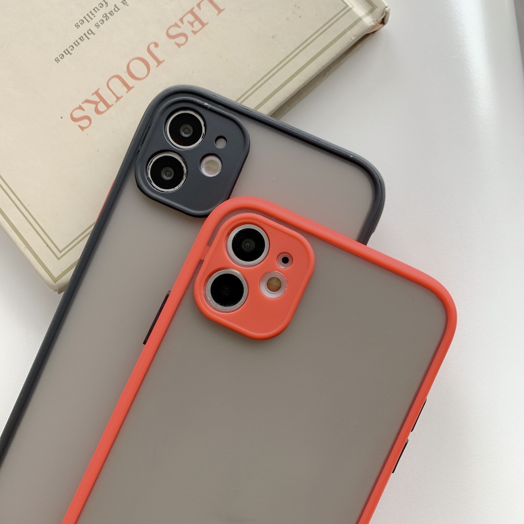 Ốp lưng iphone Basic Viền nhựa dẻo mặt nhám 6s/6plus/6splus/7plus/8plus/x/xs/xs max/11/11promax/12promax/13/13promax