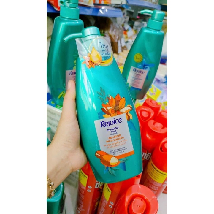 Combo 2 Chai Dầu Gội Đầu Rejoice thái lan 600ml suôn mượt