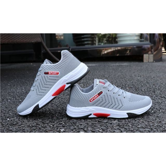 Giày Thể Thao Nam Sport Abu Mạnh Mẽ- Màu Ghi- G23