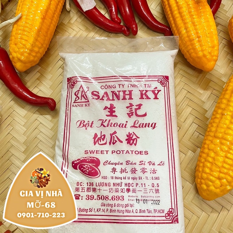 Bột khoai lang Sanh Ký-gói 500gr