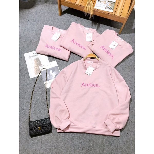 Áo Sweater Chất Nỉ Ngoại Xinh Xỉu Tay Bồng