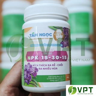 Phân Bón NPK 15-30-15 Tám Ngọc TN 131 Hũ 100g – Kích thích ra rễ-chồi, ra nhiều hoa