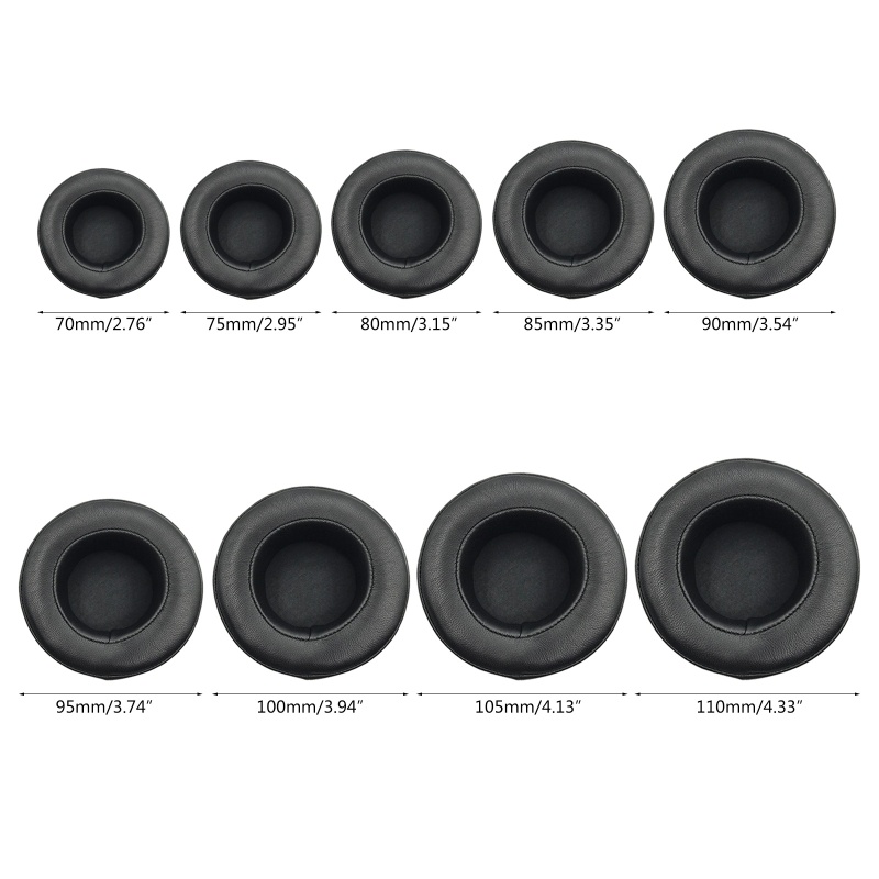 Set 2 Miếng Đệm Tai Nghe Bằng Da Cừu 70mm-110mm