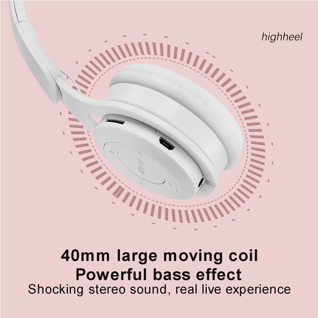 Tai Nghe Chụp Tai Không Dây Chơi Game Có Thể Gập Lại M6 Kết Nối Bluetooth K