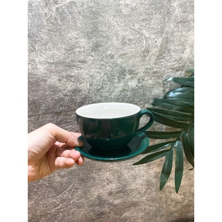 Bộ ly sứ kèm đĩa capuchino 220ml