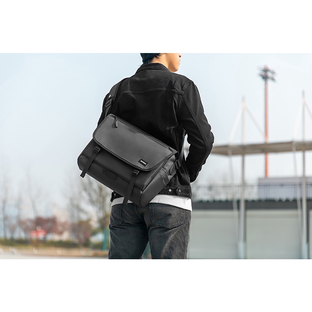 Túi Chống Sốc Đeo Vai Tomtoc  Cross Body Messeger Multi-Function Waterproof A47 - Size 14 inch