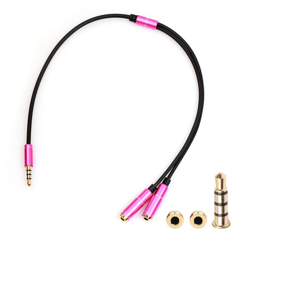 Dây chia rắc loa chuẩn 3.5 từ 1 ra 2 cao cấp - Cáp chia cổng Audio 1 ra 2