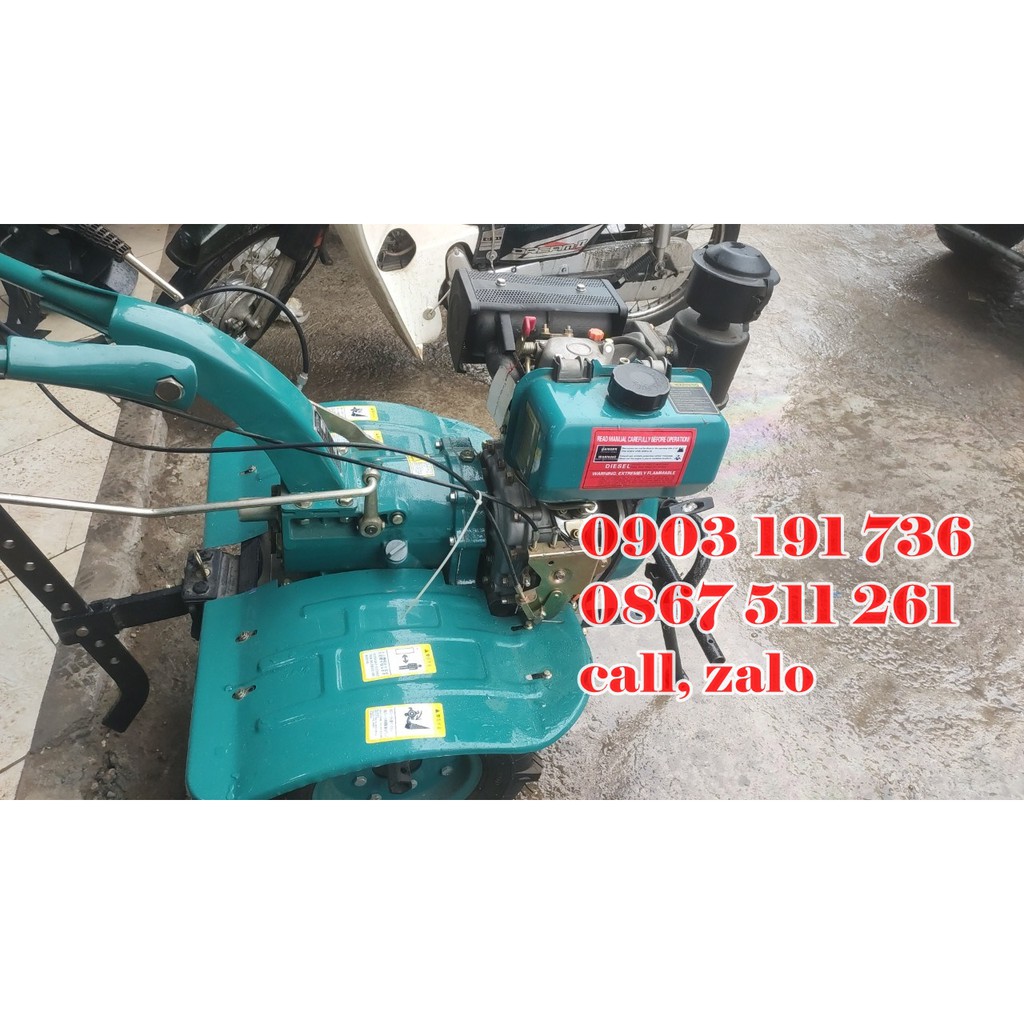 Máy cày mini Turbo 170 chạy xăng - cày ruộng khô, ướt giá tốt