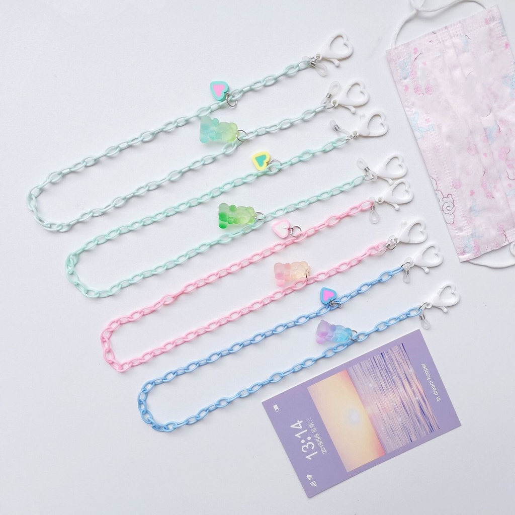 Dây đeo mắt kính họa tiết hoạt hình chống trượt chống mất