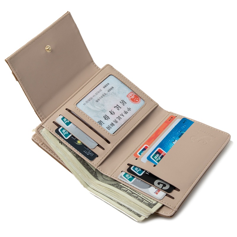 Ví Da Pu Đựng Tiền Xu Thời Trang Cho Nữ Giá Đỡ