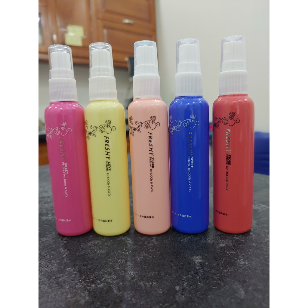 [Combo] 5 chai nước hoa chó mèo Freshy