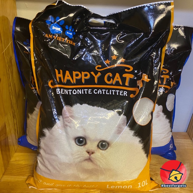 Cát vệ sinh cho mèo Happy Cat - khử mùi, vón cục hiệu quả - Túi 5L