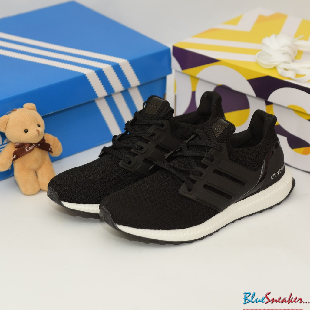 Giày Sneaker Nam Nữ Ultraboost 4.0 đen đế trắng (fullbox+freeship)