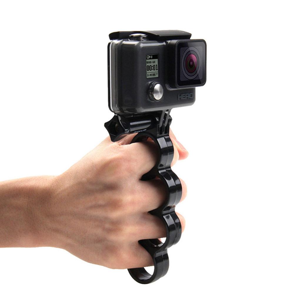 Giá Đỡ Máy Ảnh Thể Thao Màu Đen Đeo Ngón Tay Cho Gopro Hero