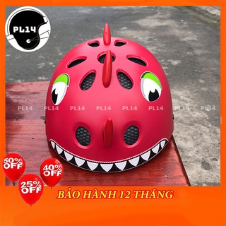 Mũ Bảo Hiểm Khủng Long Người Lớn Màu Hồng Đào Cực Cute