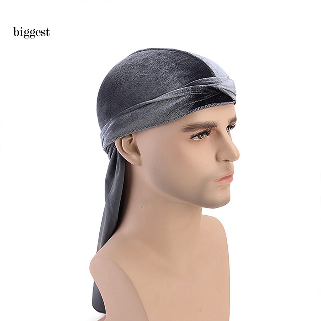 BGT Mũ trùm đầu Durag với đuôi dài thoải mái có thể giặt rửa cho mùa đông