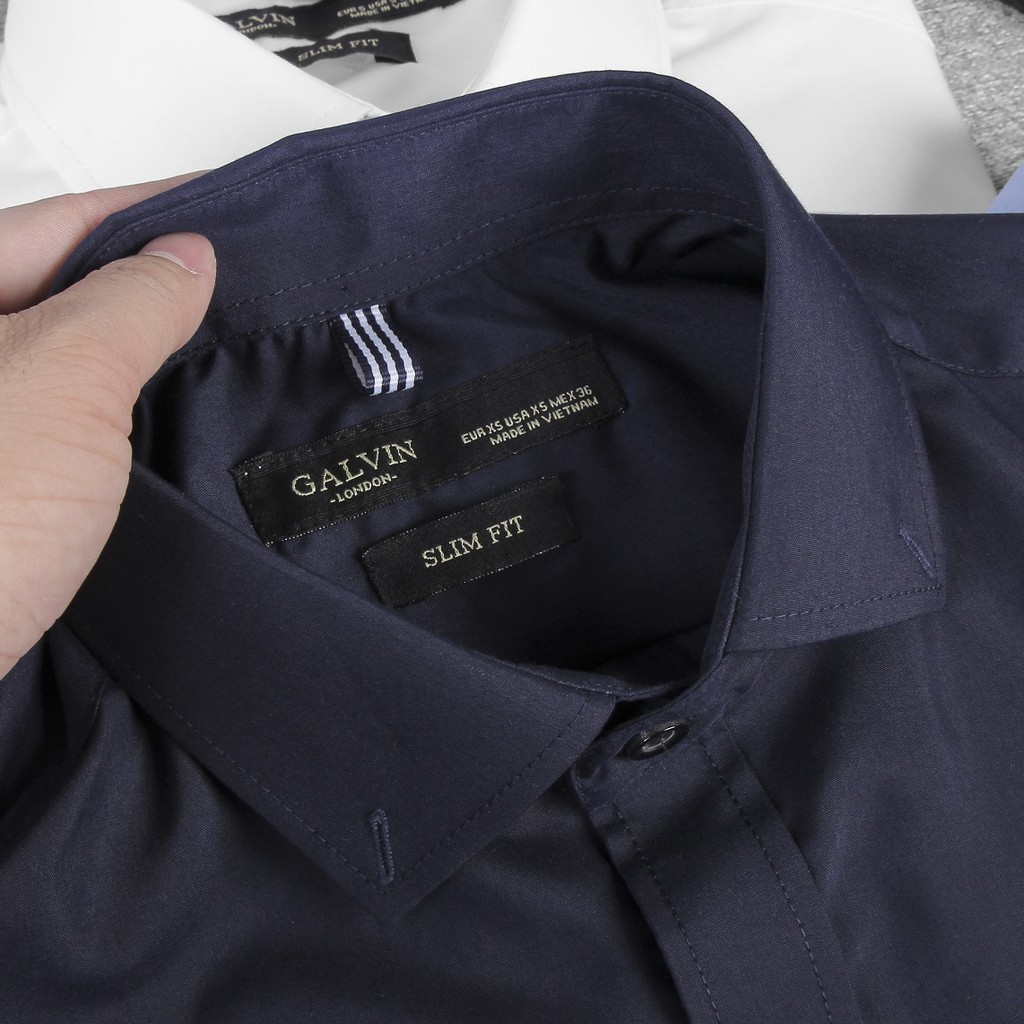 (Tặng Quần tây 420k) Sơ mi nam Galvin áo chất cotton co giãn chống nhăn 4 màu - Leo Vatino | BigBuy360 - bigbuy360.vn
