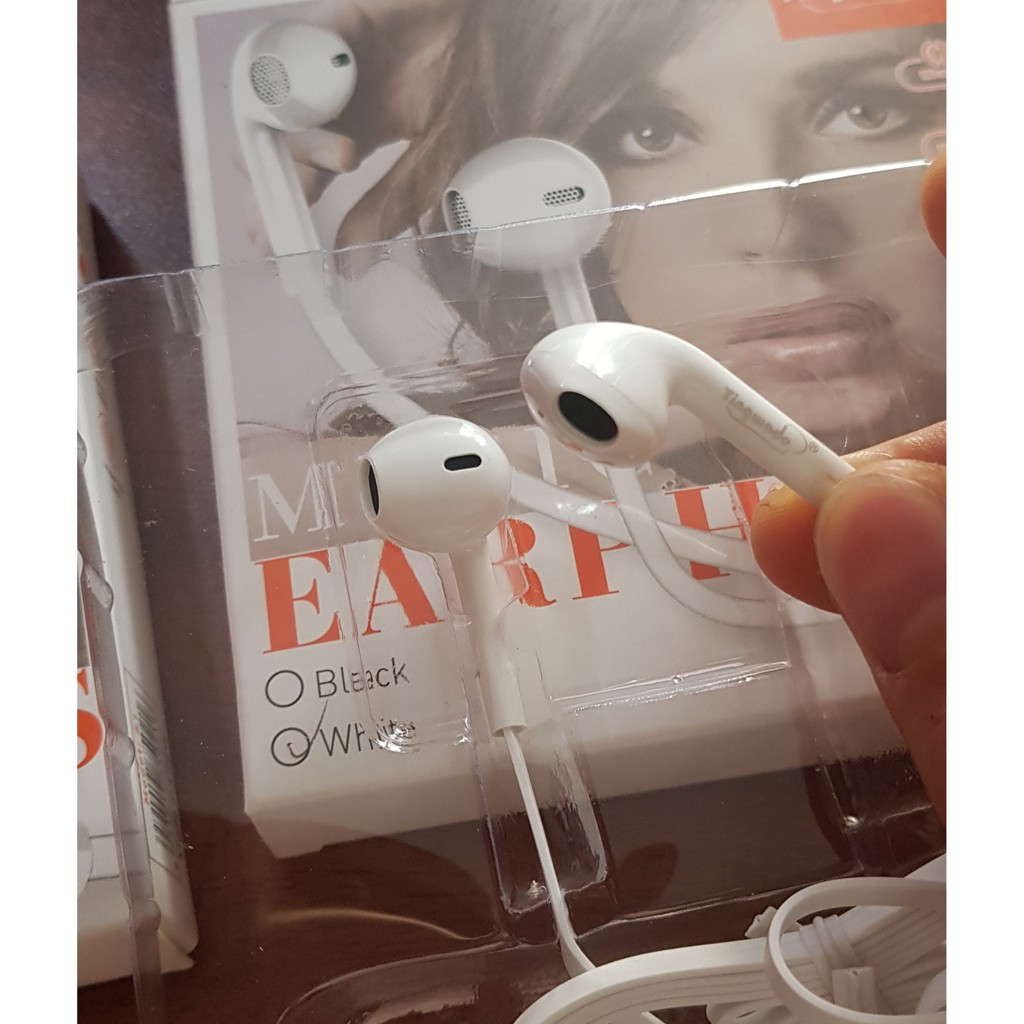 Tai Nghe EARPHONES S1 Cao Cấp Nghe Cực Hay và Êm Tai, Dây Dẹt Thời Trang