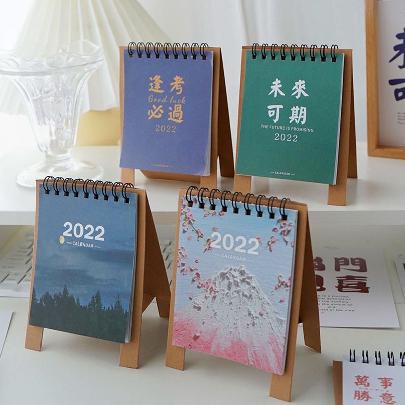 Lịch Để Bàn Mini 2022 Họa Tiết Hoạt Hình Xinh Xắn