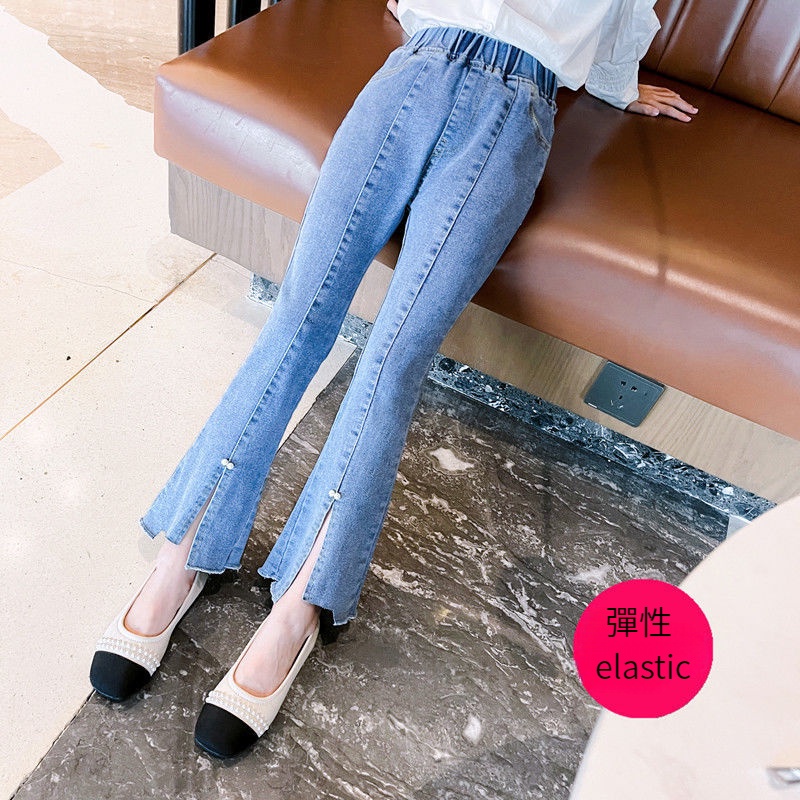 Quần cho bé gái quần dài cho bé gái quần dài bé gái size đại quần em bé quần ống rộng cho bé gá Quần Bé Gái