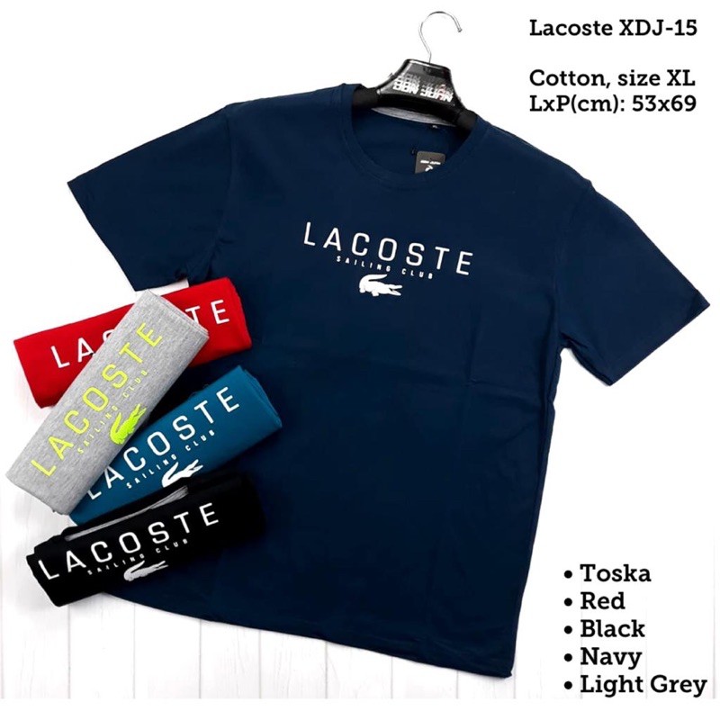 Áo Thun In Hình Lacoste Xdj 15 Size Xl Độc Đáo