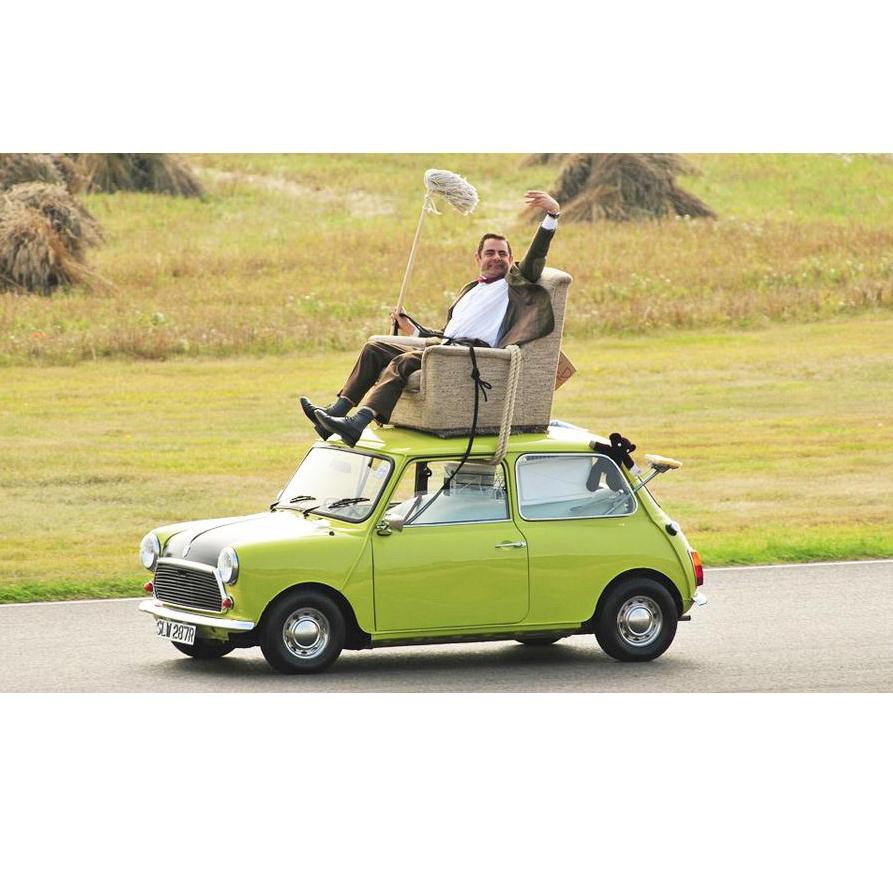 Mô Hình Xe Hơi Mini Cooper Mr. Bean Độc Đáo Sống Động