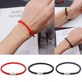 Bracelet Braid gift Nylon Rope Red Black Unisex Lucky