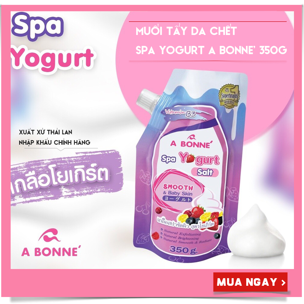 Muối Tẩy Da Chết Spa A Bonne' Thái Lan 350g (Có Vòi)