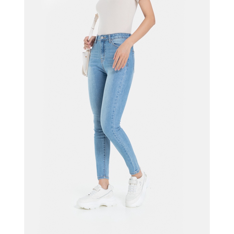 Quần Jean Nữ Thời Trang JUNO Skinny Basic Trơn JNQDA004