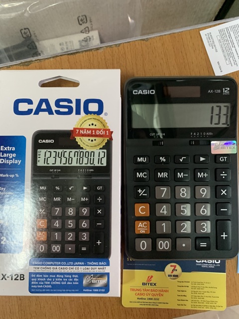 Máy Tính Casio AX12B
