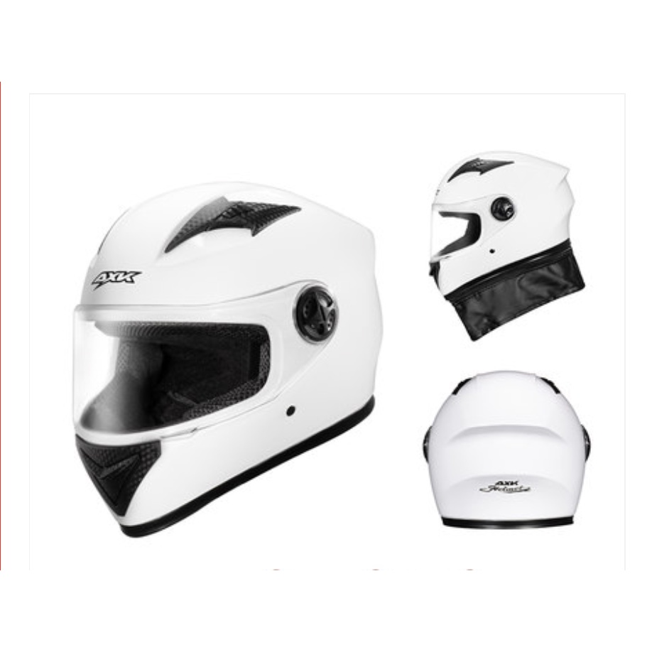 Mũ bảo hiểm Fullface 2 kính Trùm đầu AXK mùa đông ấm áp