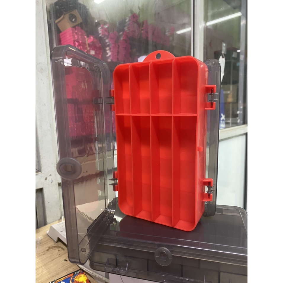 Hộp đựng phụ kiện câu cá, hộp đựng màu vàng