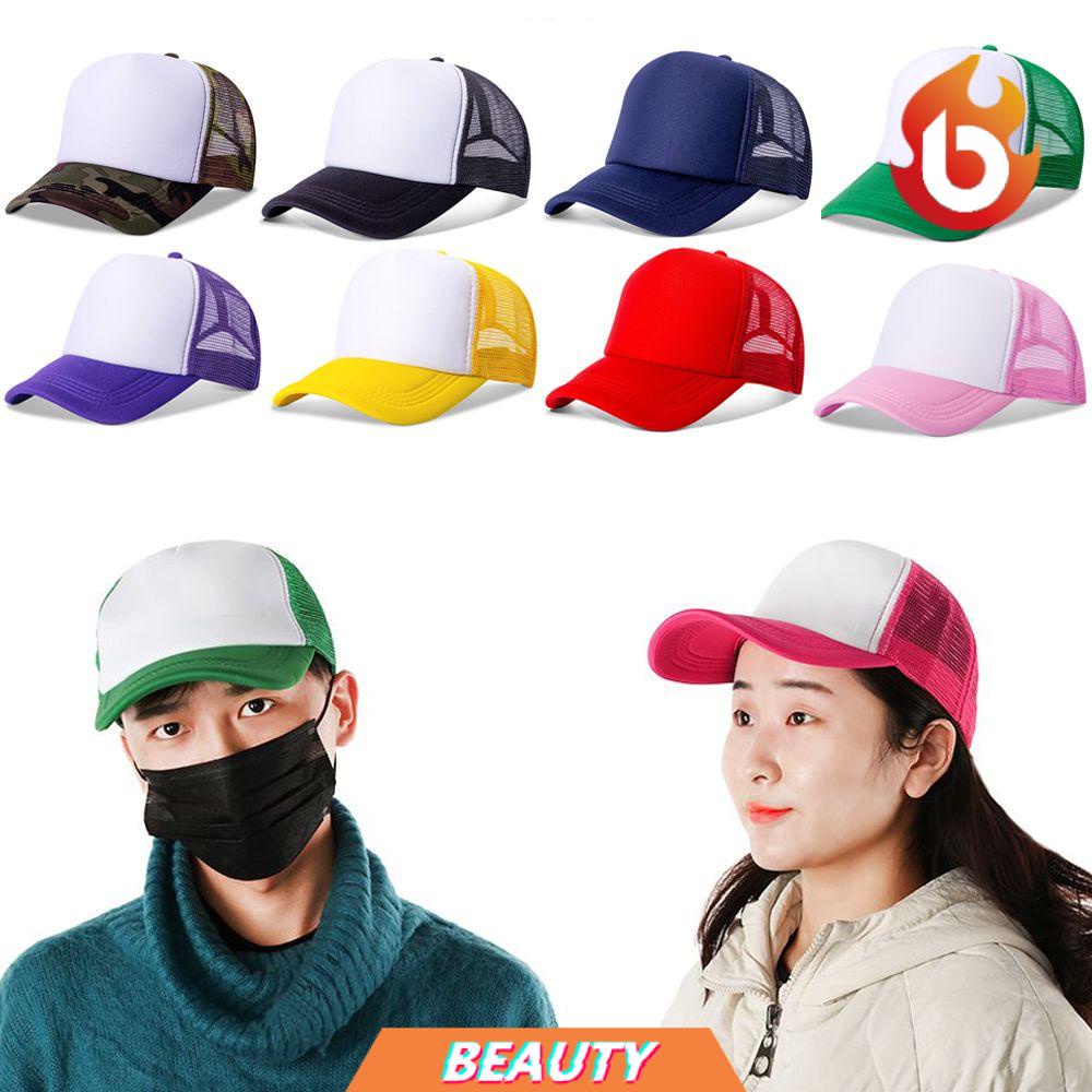 Mũ Lưỡi Trai Phối Lưới Chống Nắng Tùy Chỉnh Nhiều Màu Sắc Thời Trang Mùa Hè Cho Nam Và Nữ