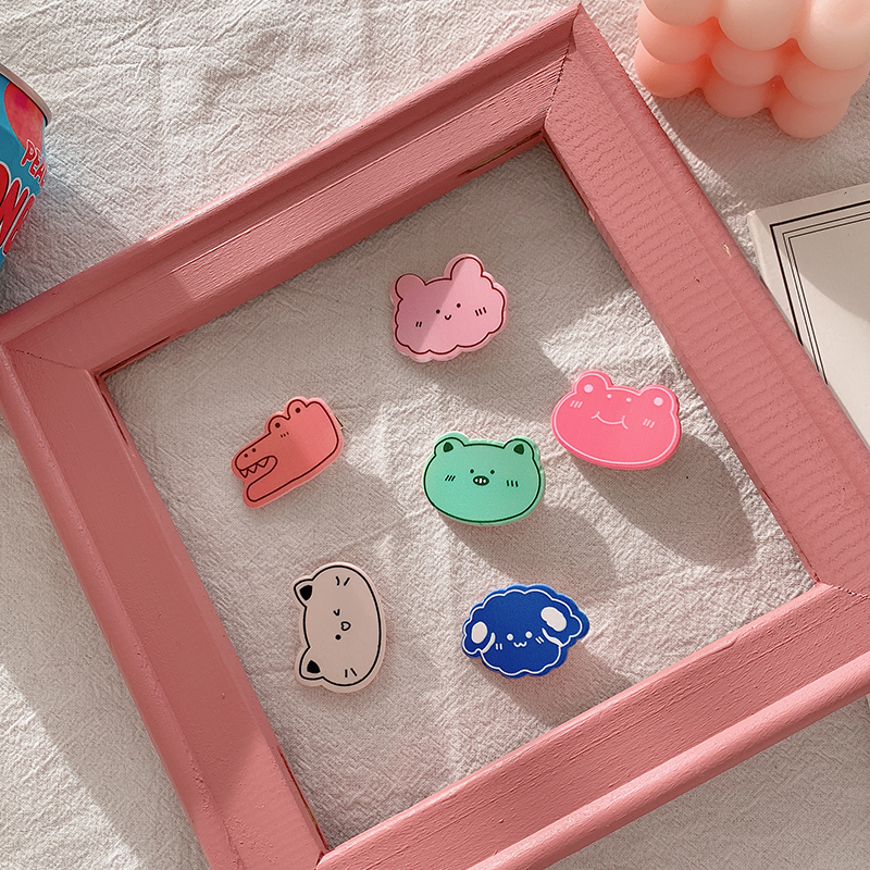 Kẹp Tóc Nhiều Màu Hình Động Vật Dễ Thương Cho Nữ