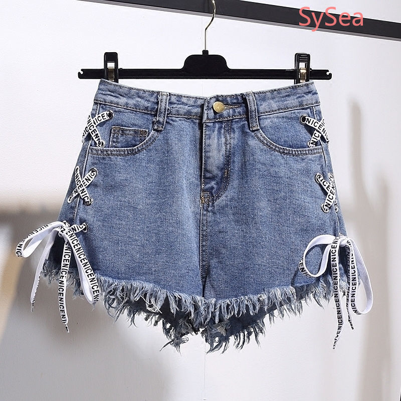 Quần ngắn ống rộng lưng cao size lớn cho nữ chất lượng cao