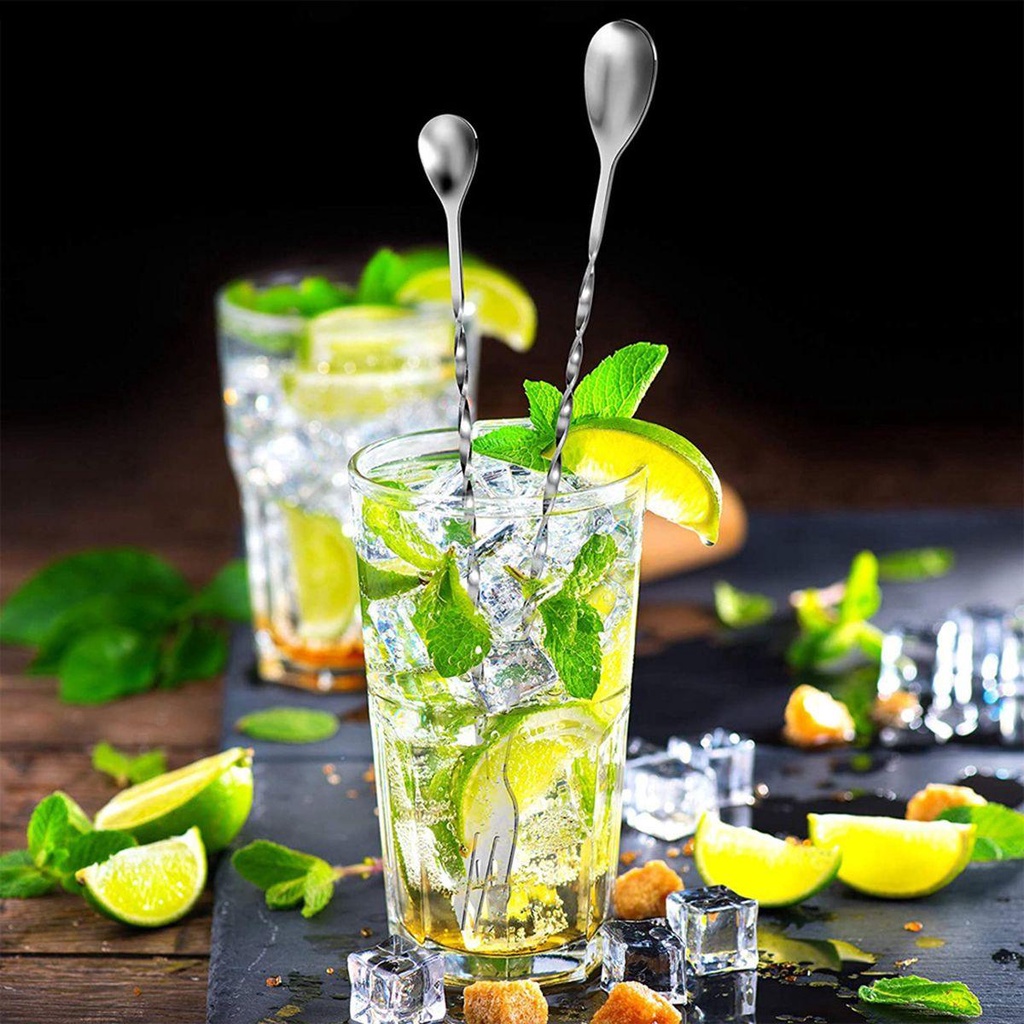 YIYU Muỗng Uống Trà Và Cà Phê Thiết Kế Hai Đầu Tiện Dụng