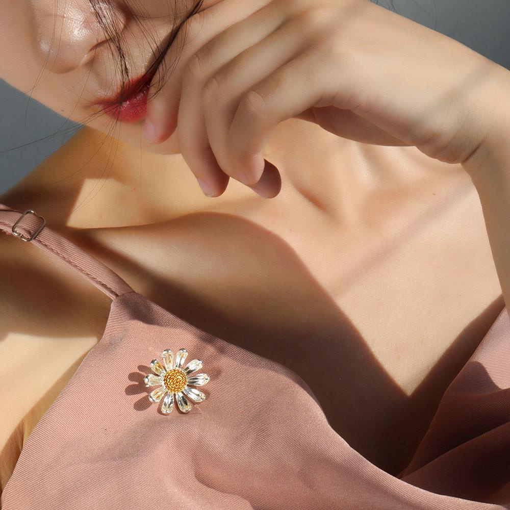 JARRED Trâm Cài Áo Hình Hoa Cúc Dễ Thương Dành Cho Nữ