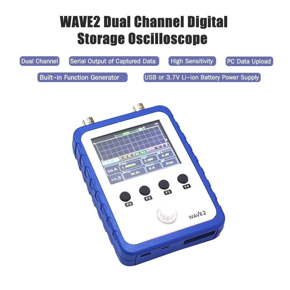 Máy oscilloscope mini cầm tay