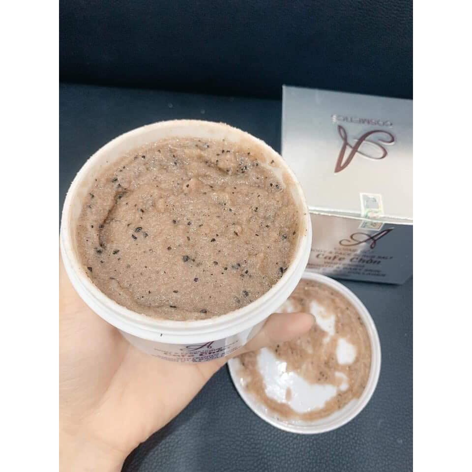 [Chính Hãng] muối tẩy da chết cafe chồn A cosmetics | BigBuy360 - bigbuy360.vn