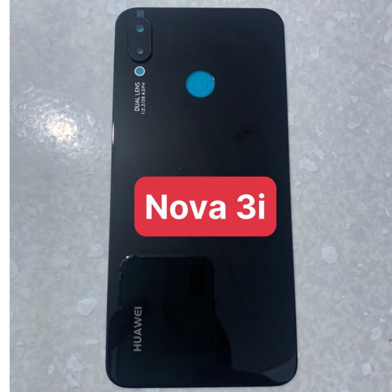 kính lưng huawei nova 3i - loại xịn đắt kèm kính camera