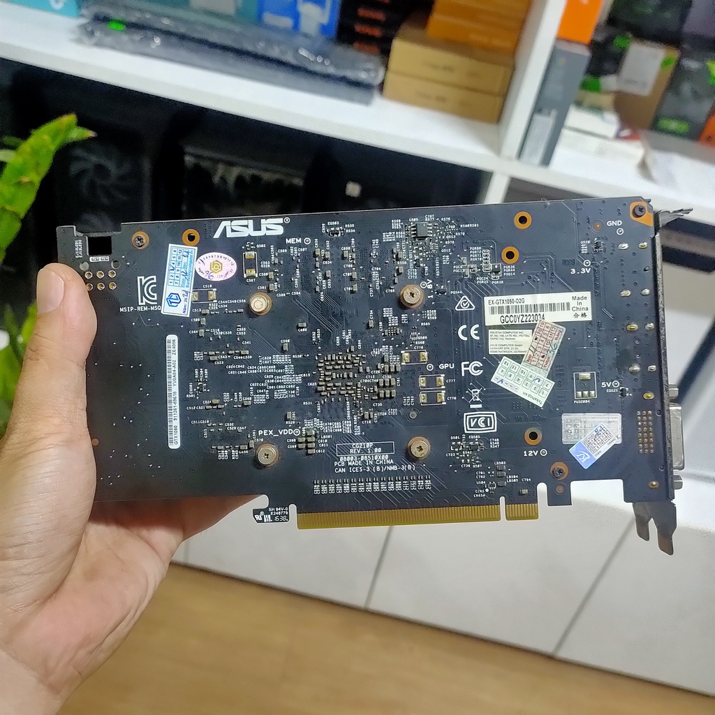 Cạc Màn Hình - VGA  Asus GTX1050 2G DDR5 2 Fan ( Cũ - 2nd ) | WebRaoVat - webraovat.net.vn