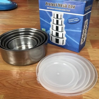 Bộ 5 Thố Inox Protect Fresh Box