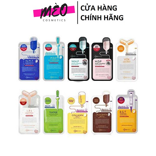 MẶT NẠ MEDIHEAL MASK EXMờ ThâmLoại Mụn Đầu ĐenChống Lão HoáDưỡng ẨmKiềm Dầu