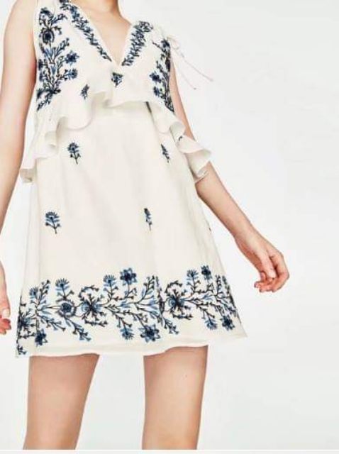 Đầm thêu Zara- D0047