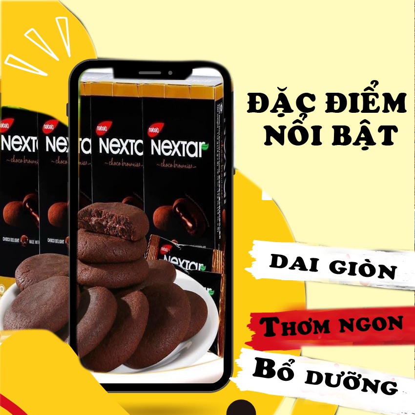 Bánh Socola Nabati Nextar❤️Bánh ngon cho mọi người hộp 112g=14g x8c