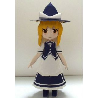 Mô hình giấy anime girl [Touhou Project] chibi Marisa