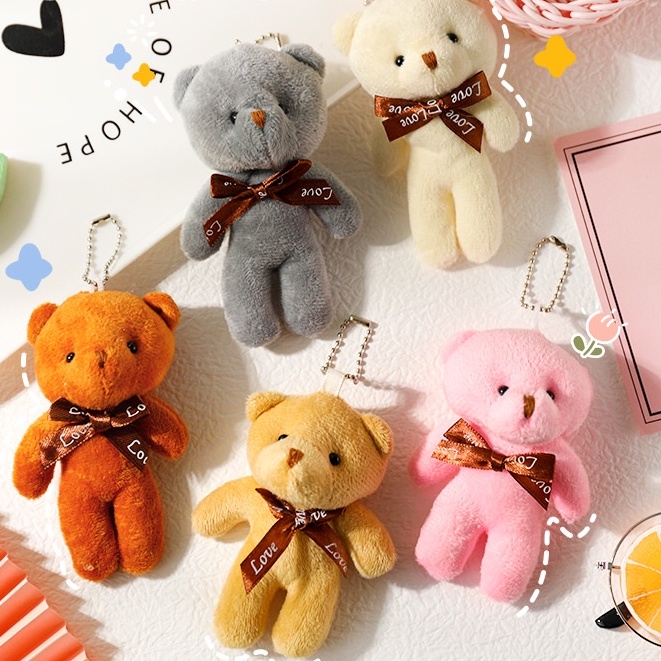 Móc Khóa Gấu Bông Mini Dễ Thương