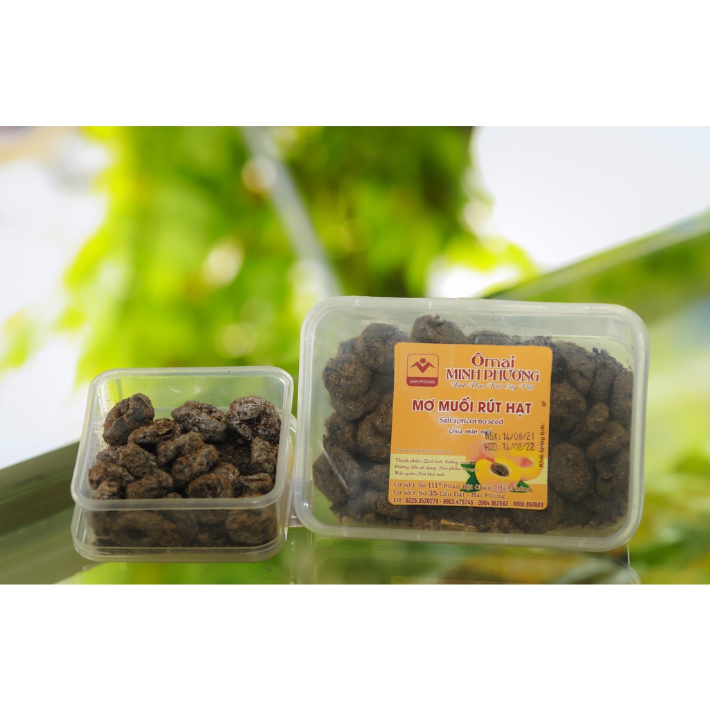 Ô Mai Mơ Muối Rút Hạt Minh Phương - Ô Mai truyền thống since 1956 - 500gram đảm bảo an toàn vệ sinh thực phẩm